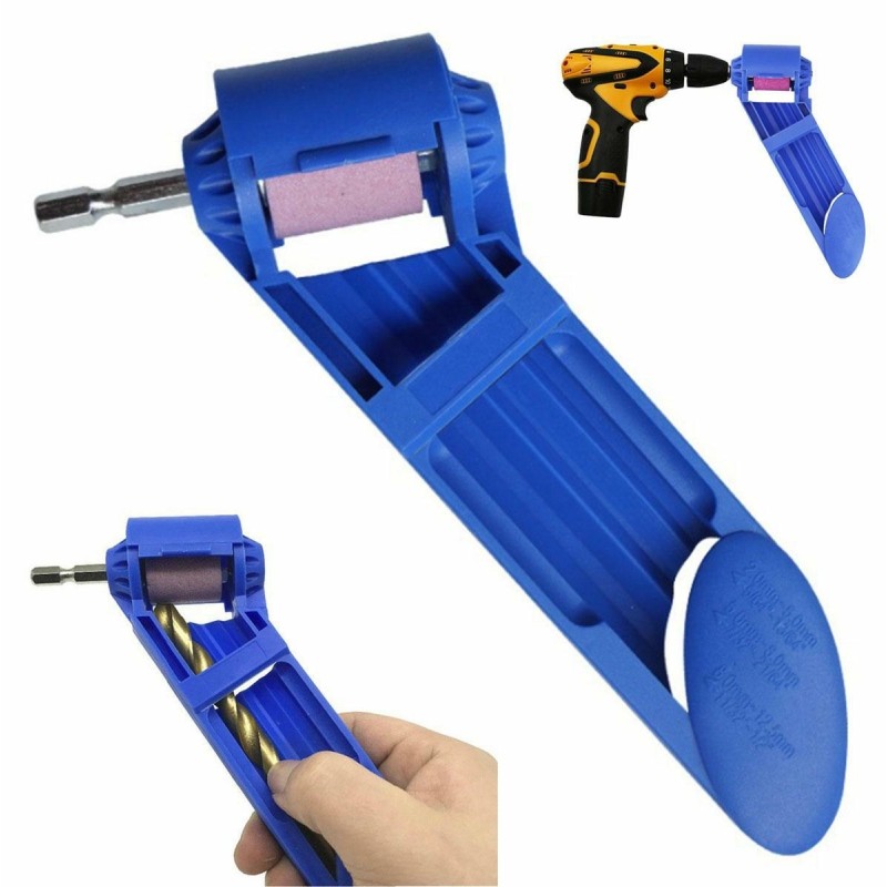 Ascuțitor de burghiu compact, portabil - adaptor pentru bormasina - imagine 9